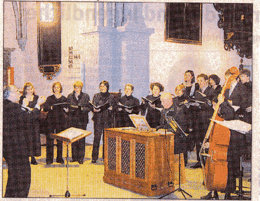 Der Würzburger Chor cappella vocale trat den Beweis an, dass die menschliche Stimme immer noch das schönste Insturment ist.